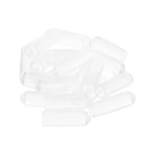 100pcs Rubber End Caps Protective Caps 3.5mm(1/8") ID Bolt Cap Clear