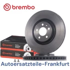 2x Brembo Front Brake Discs Audi A6 C7 4G + Avant Allroad + A7 Sportback A8 D4