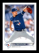 JOSE BERRIOS ⚾ 2022 Topps Series 1 #29 Toronto Blue Jays
