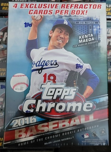 Blaster Box 2016 Topps Chrome card