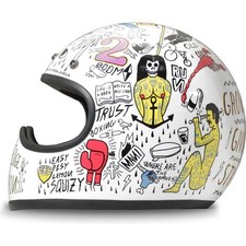 Casco moto integrale DMD Racer standard tribale