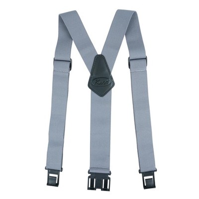 KUNN Robuste Herren Träger breit schwarz Haken Karabiner für Jeans Pro