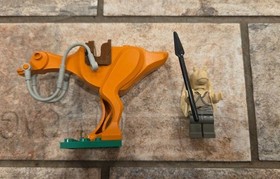 Lego 7115 Star Wars Gungan Patrol Kaadu Minifigure and Jar Jar Binks Minifigure