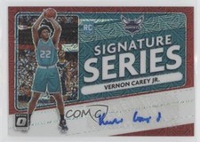 2020-21 Donruss Optic Signature Series Choice Red Prizm Vernon Carey Jr Auto ke4