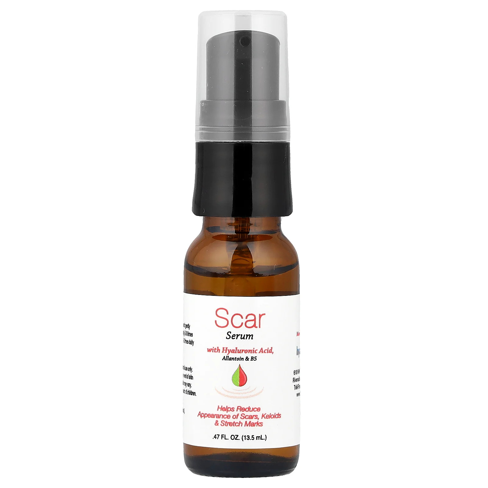 Scar Serum with Hyaluronic Acid, Allantoin - B5, 0.47 fl oz (13.5 ml)