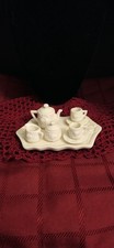 Tiny Ceramic Tea Set Vintage