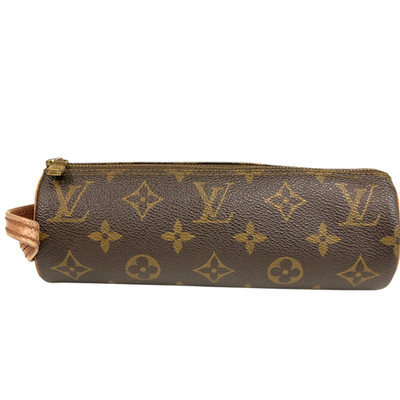 Auth Louis Vuitton Trousse Ronde Pouch Monogram Pen Case M47626 8906RA