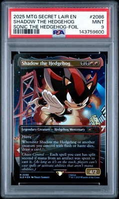 shadow the hedgehog mtg card kingdom [2086] [Borderless] [Secret Lair X Sonic: Friends and Foes] [Secret Lair Drop] [Foil]  Face to Face Games Draw two cards and create a Treasure token. Deadly Dispute (#2091) (foil) (borderless)