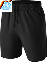 Hmiya Herren Sport Shorts Kurze Hose Schnell Trocknend Sporthose Leicht Mit Reiß