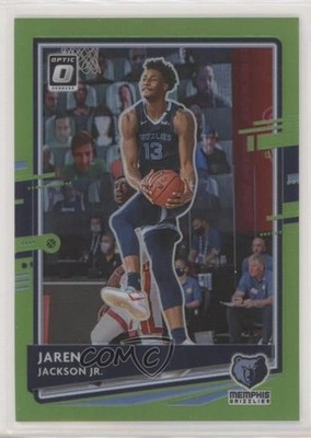 2020-21 Panini Donruss Optic Lime Green Prizm 119/149 Jaren Jackson Jr #16 4k8