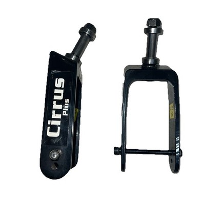 PAIR Caster Forks Brackets Mount Drive Cirrus Plus EC Electric Wheelchair Parts