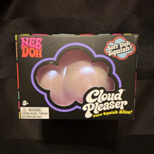 Nee Doh Cloud Pleaser Soft Doh Squish Tactile Squeeze Toy, Purple