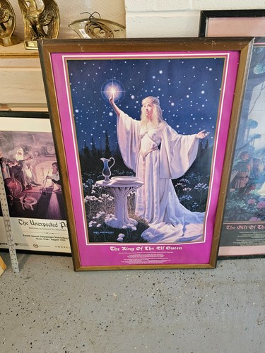 LORD OF THE RINGS: GIFT OF THE ELF QUEEN POSTER - SIGNED BY GREG HILDEBRANDT