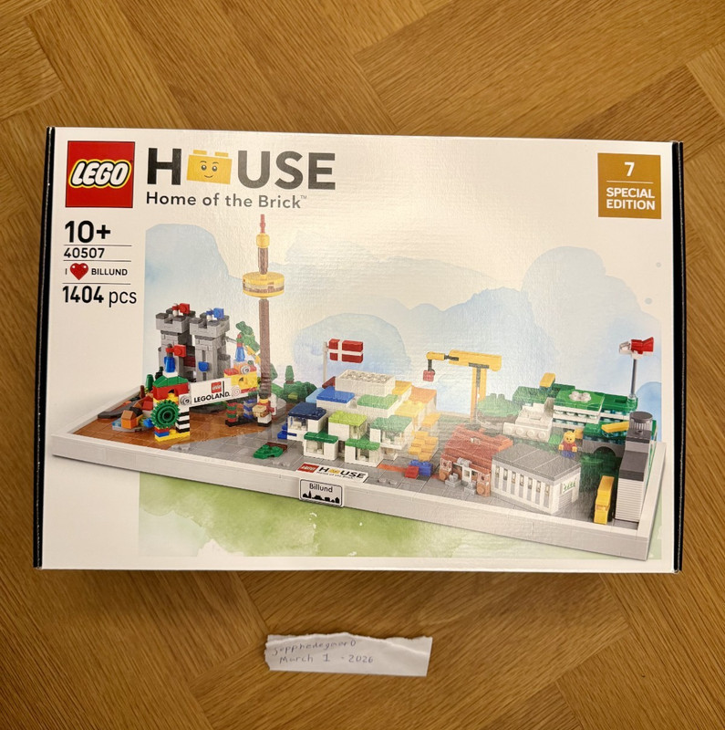 No US Tarrifs - LEGO 40507 I LOVE BILLUND - LEGO House Exclusive + FREE SHIPPING