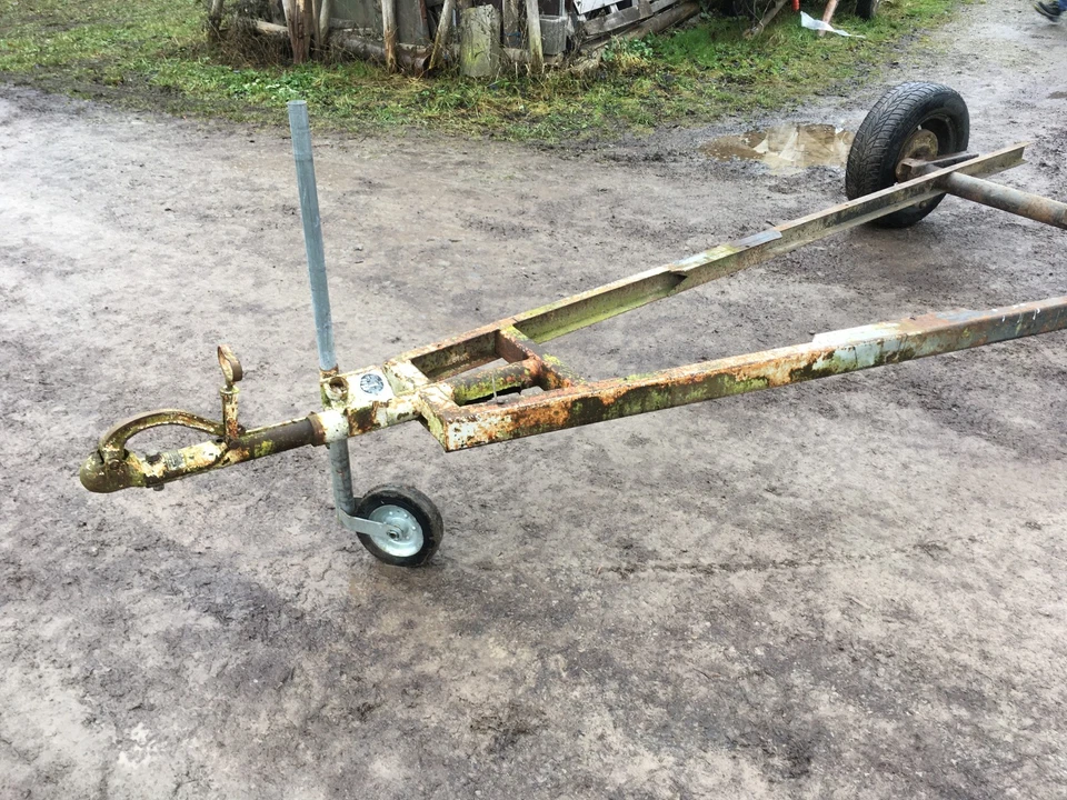 Pkw Anhänger Fahrgestell Rahmen Unterbau Oldtimer Kupplung Winterhoff Ernst Hahn - Bild 2 von 4