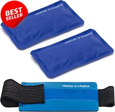 2 Soft Gel Ice Packs Reusable Adjustable Cold Pack Wrap Flexible Hot Cold US