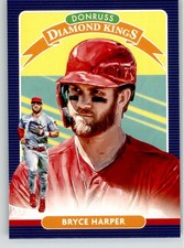 Bryce Harper 2020 Donruss Yellow 24 Philadelphia Phillies
