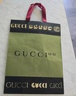 GUCCI Green and Gold LATEST Limited Edition Shopping Gift Bag 14” x 10” x 5.5” — photo 1