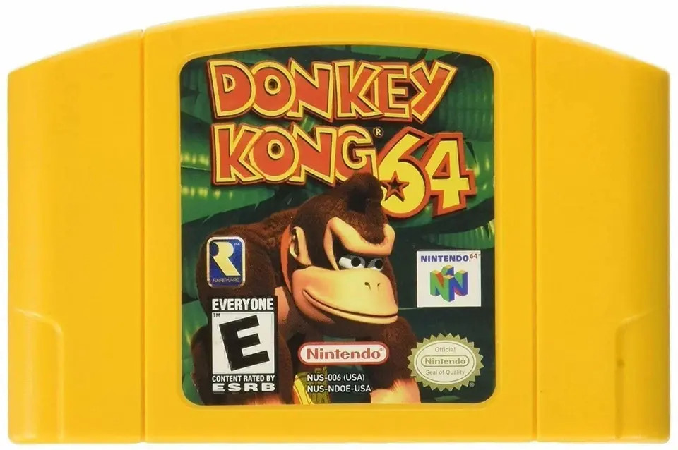 DONKEY KONG 64 Games For Nintendo N64 US Version USA Fast Shipping