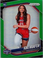 2025 Panini Prizm WNBA #149 Kiki Iriafen Green Prizms
