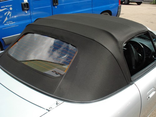 Mazda Mx5 MK2 - Soft Top Vinyl Hood with Heated Rear Glass Window - Foto 1 di 1