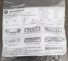 Motorola Dust Cover Kit HLN6980A FOR XTL2500 / XTL5000/ APX Remote Control Head