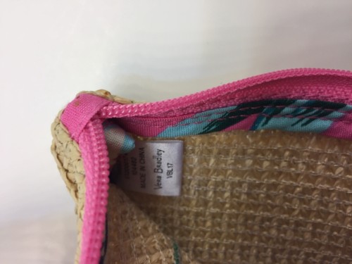 Vera Bradley Tropical Paradise Seashore Zip Pouch New With Tags - Picture 4 of 6