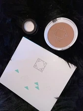 Ofra Mini Mix Eye and Face Palette, Bronzer, And Loose pigment Bundle