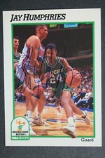 Jay Humphries Bucks Colorado Signed 1991 Hoops #117 Autograph Basketball Card