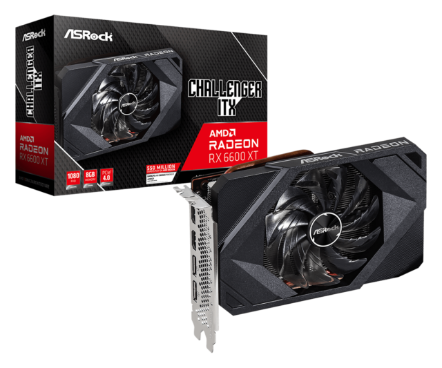 （ジャンク品） ASRock RX 6600 XT CHALLENGER ITX ASRock AMD Radeon RX 6600 XT Challenger ITX 8GB GDDR6 Graphics
