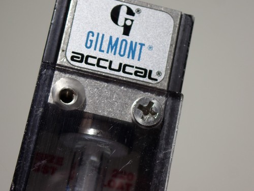 Gilmont Accucal GF-6541-1220 Flowmeter USED - Picture 4 of 6