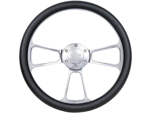 NUOVO 14" Volante Billet Vero Legno Mogano/Pelle Nera Mezzo Rivetto Avvolgente - Foto 85 di 125