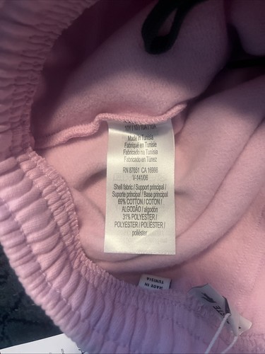 Lacoste Youth Kids Cotton Blend Sweatpants Pink Casual Lounge 10 / 10Y $70 - Picture 5 of 8
