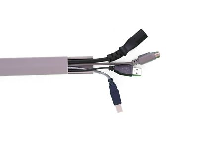 Kabelkanal Selbstklebend, Hellbraun Meliert – 1 Meter Länge, Maße 31,8 X 11 Mm, Aus PVC