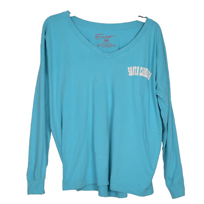 Exist South Carolina Long Sleeve Tee Shirt  Size Medium Small Stain