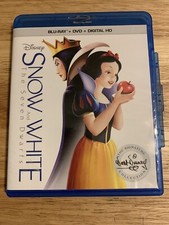 Snow White and the Seven Dwarfs Blu-ray/DVD,2016 Authentic Disney US Release