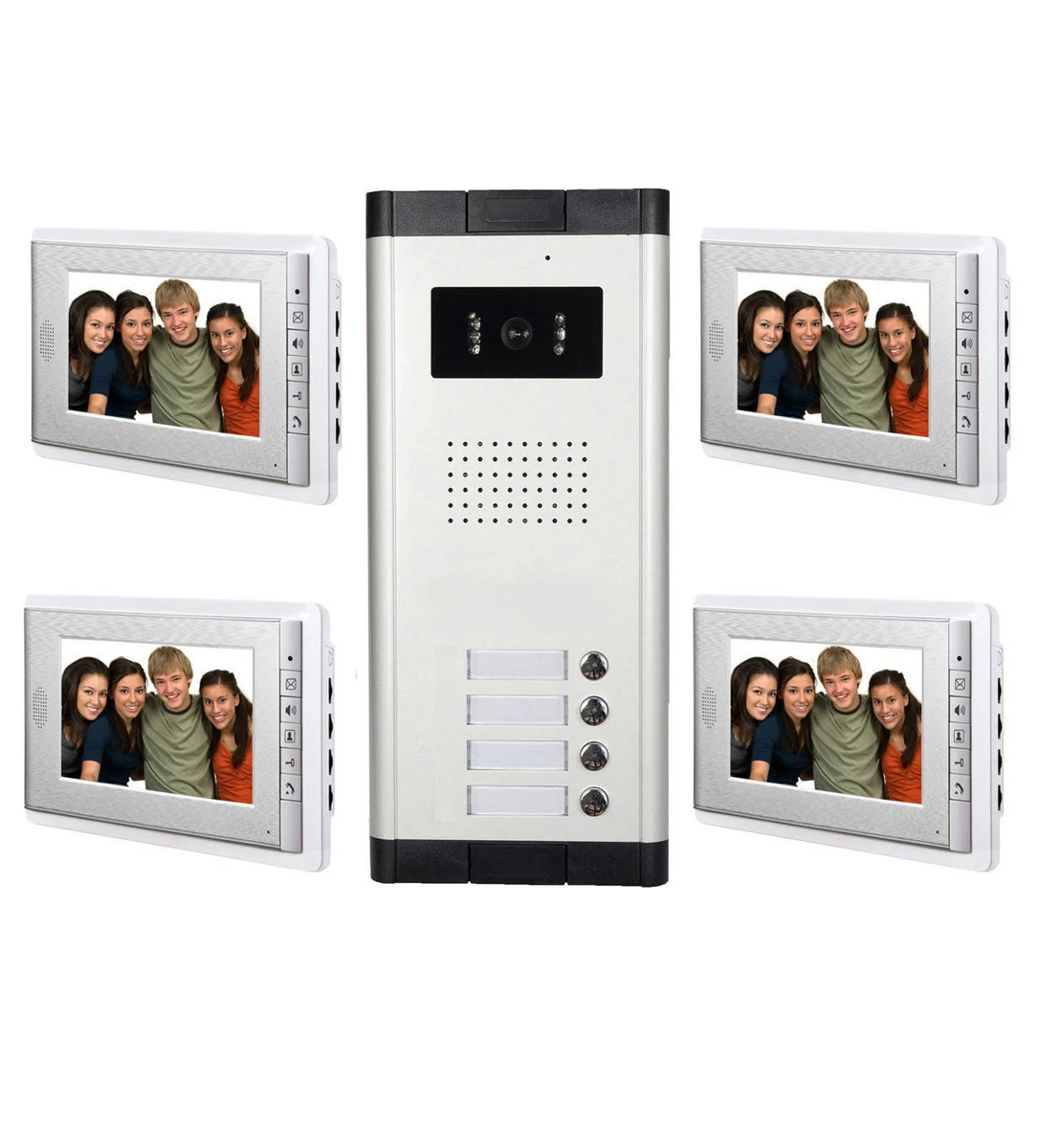 3 unit store doorbell