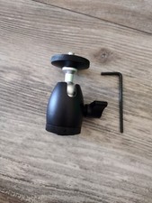 Neewer Mini Ball Head Black with Lock and Hot Shoe Adapter Camera Cradle