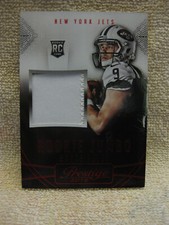 2015 Panini Prestige #RJJ-BYP Bryce Petty Rookie Jumbo Jerseys Patch Red mint