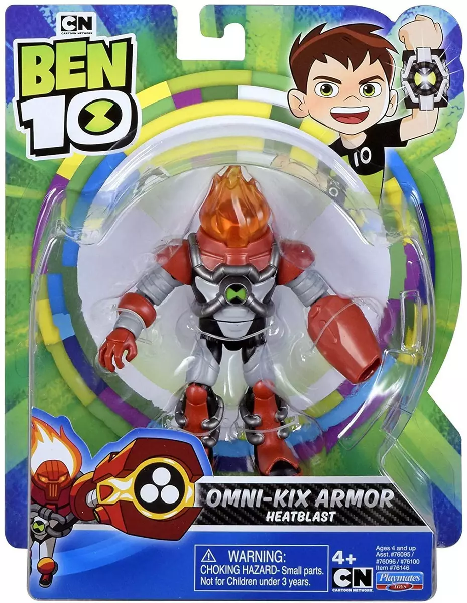 Omnitrix Action Figures for Children, Aliens Heatblast, Modelo