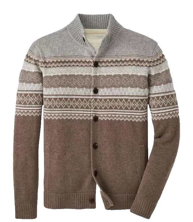 Suéteres Cárdigan Lana Esquí para Hombres