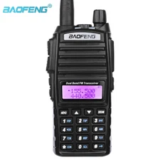 BaoFeng UV-82 Dual Band Two-Way Radio 136-174MHz VHF & 400-520MHz UHF (Black)