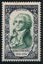TIMBRE FRANCE 871** Robespierre  1950
