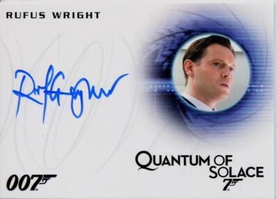 James Bond Archives 2015 40th Ann. Autogrammkarte A277 Rufus Wright