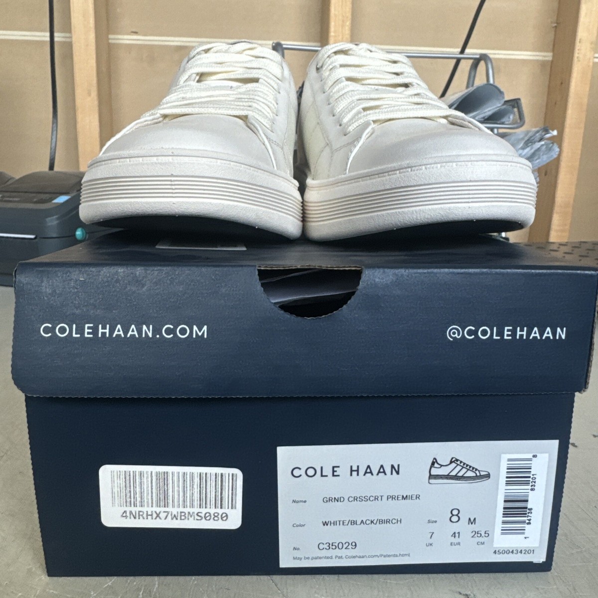 PICK SIZE Cole Haan Men's Grand Crosscourt Premier Birch Leather