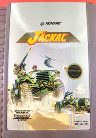 NES,  DODGE BALL, JACKAL, PAC MAN ,  NICE  LABELS  AUTHENTIC FUN,  LOT OF 3   C