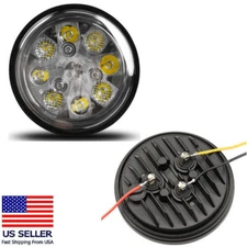 Par36 Round Led Work Lights Hi/Lo Beam For John Deere Tractor RE25126 RE25127 x1