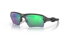 Oakley Flak 2.0 XL Sunglasses OO9188-F359 Steel COLOR W/ PRIZM Road Jade Lens