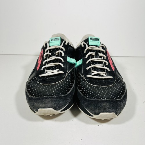 Puma Kinder Mädchen Größe 6,5 Colorblock Schuhe schwarz Future Rider Spielen auf Messegelände - Bild 2 von 10
