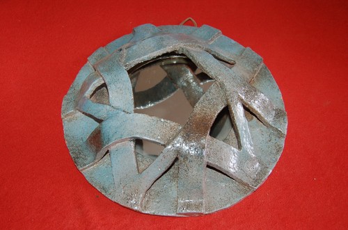 Ancien miroir en terre cuite original -  - Imagen 1 de 4